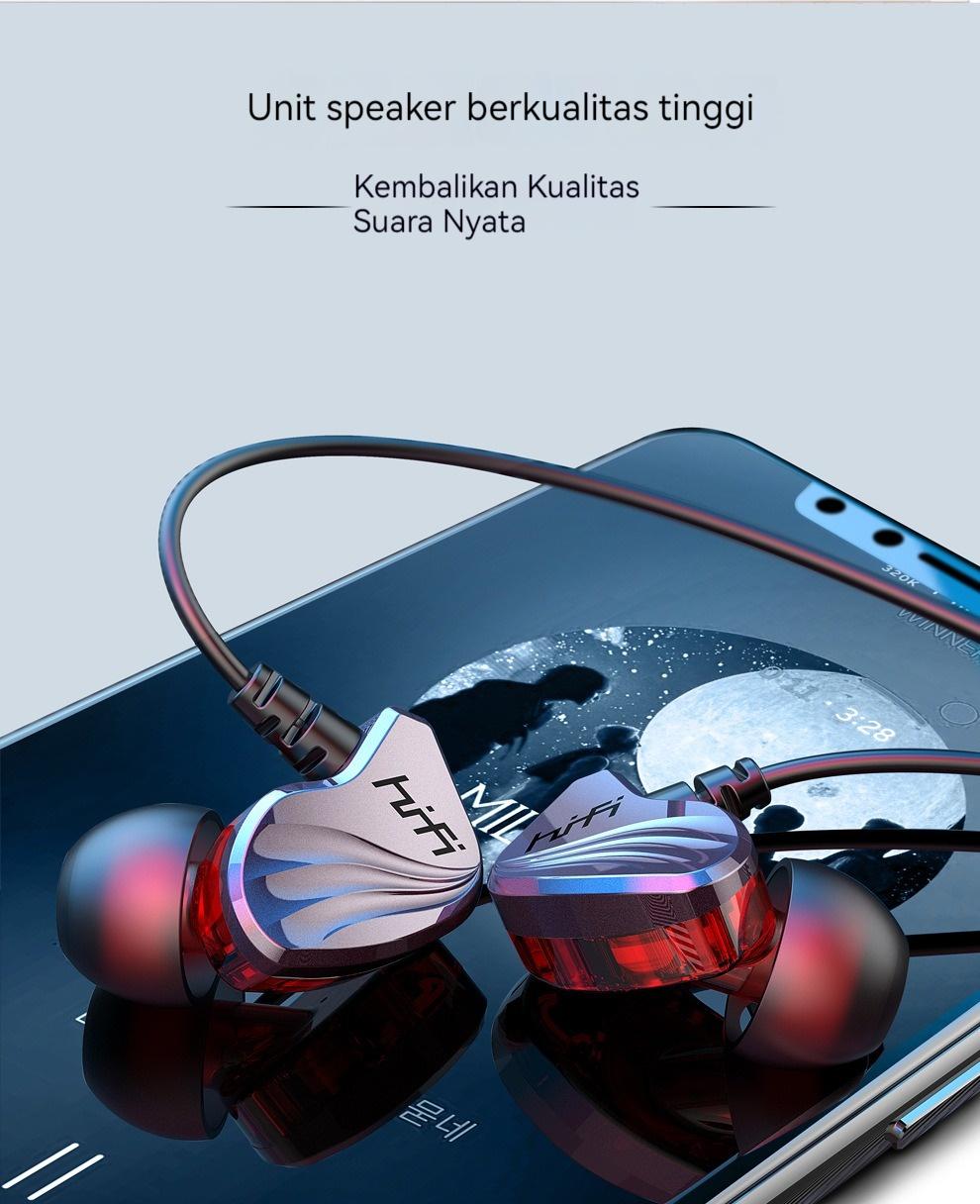 Tipe C Headphone Kabel Headphone Game Headphone dengan Mikrofon Olahraga Bass Mode Headphone Tipe C Headphone Kabel Headphone Game Headphone dengan Mikrofon Olahraga Bass Mode Headphone