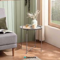Gambar Dekoruma NORIO Side Table Minimalis - Abu-Abu dari Dekoruma Official Store Kab. Bekasi 1 Tokopedia