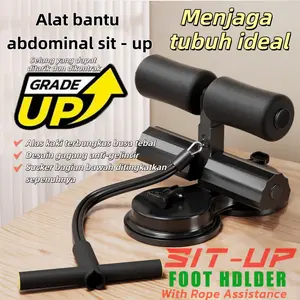 Alat Olahraga Sit-Up Trainer Perut Versi Baru – Menempel Kuat di Lantai, Pengunci Kaki Aman, Bisa Disetel Multi-Posisi, Daya Tarik 2x Lipat, Alat Olahraga Rumahan
