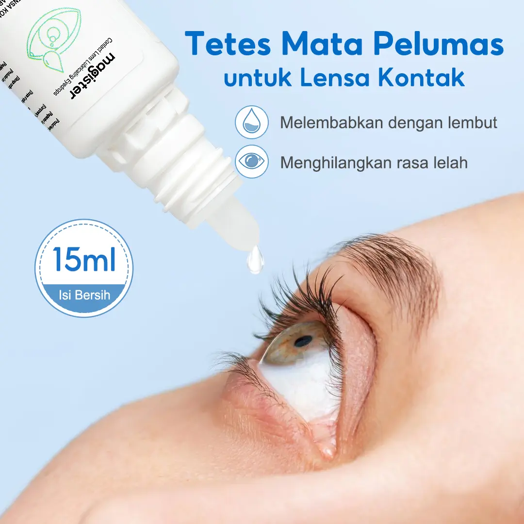 【COD】Magister Tetes Mata 15ml – Khusus untuk Mata Saat Pakai Softlens Melembapkan Menyegarkan dan Melindungi Mata dari Iritasi Solusi Praktis untuk Mata Lelah Kering dan Nyaman Sepanjang Hari