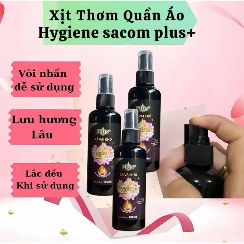 Chai Nước Xịt Thơm Quần Áo Hygienne 100ML Làm Mềm Vải Khử Mùi Mồ Hôi - Xả Vải Khô - Xịt thơm vải 2 Màu