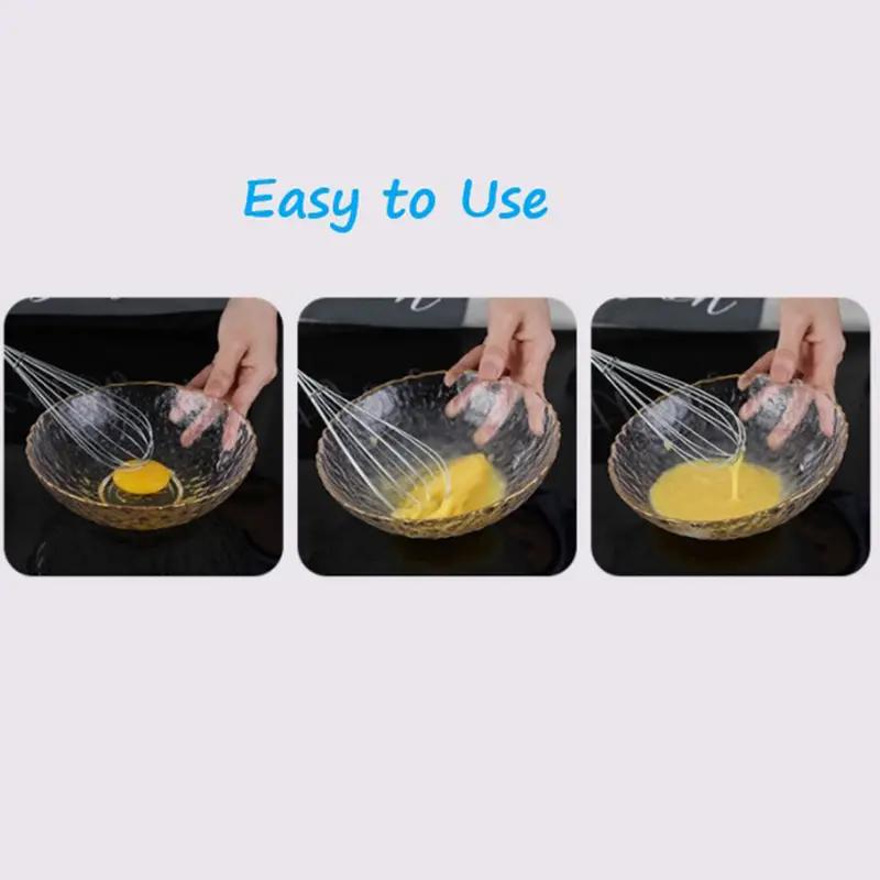 1pc vòng xoay hướng dẫn sử dụng máy trộn đập trứng quả trứng công cụ nướng máy khuấy eco - máy trộn trứng thân thiện