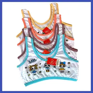 (Promo 6 Pcs) Miniset Anak Perempuan SD SMP Usia 7 s/d 15 Tahun motif Lucu Bra Miniset Anak Perempuan Remaja