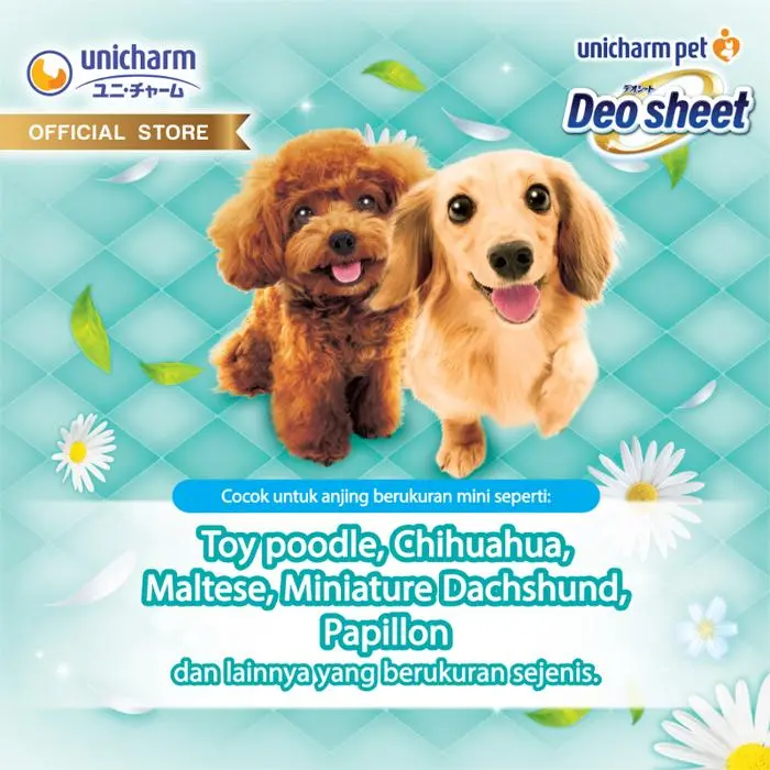 Unicharm Pet Deo Sheet Wide Underpad W9 ukuran 60x45cm isi 9pcs