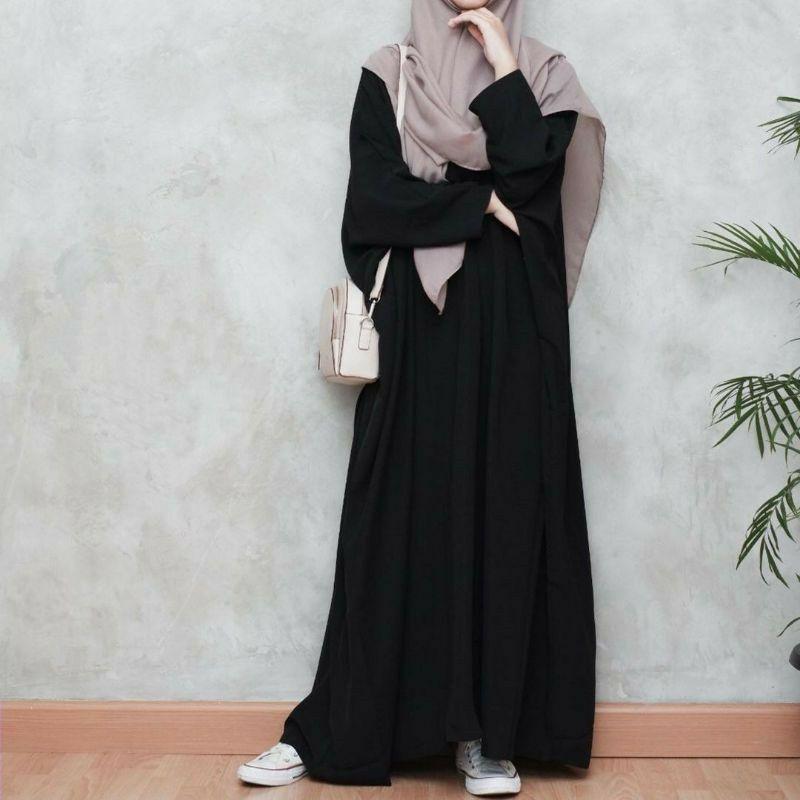 ABAYA POLOS KALONG/ABAYA BASIC SIMPLE 8