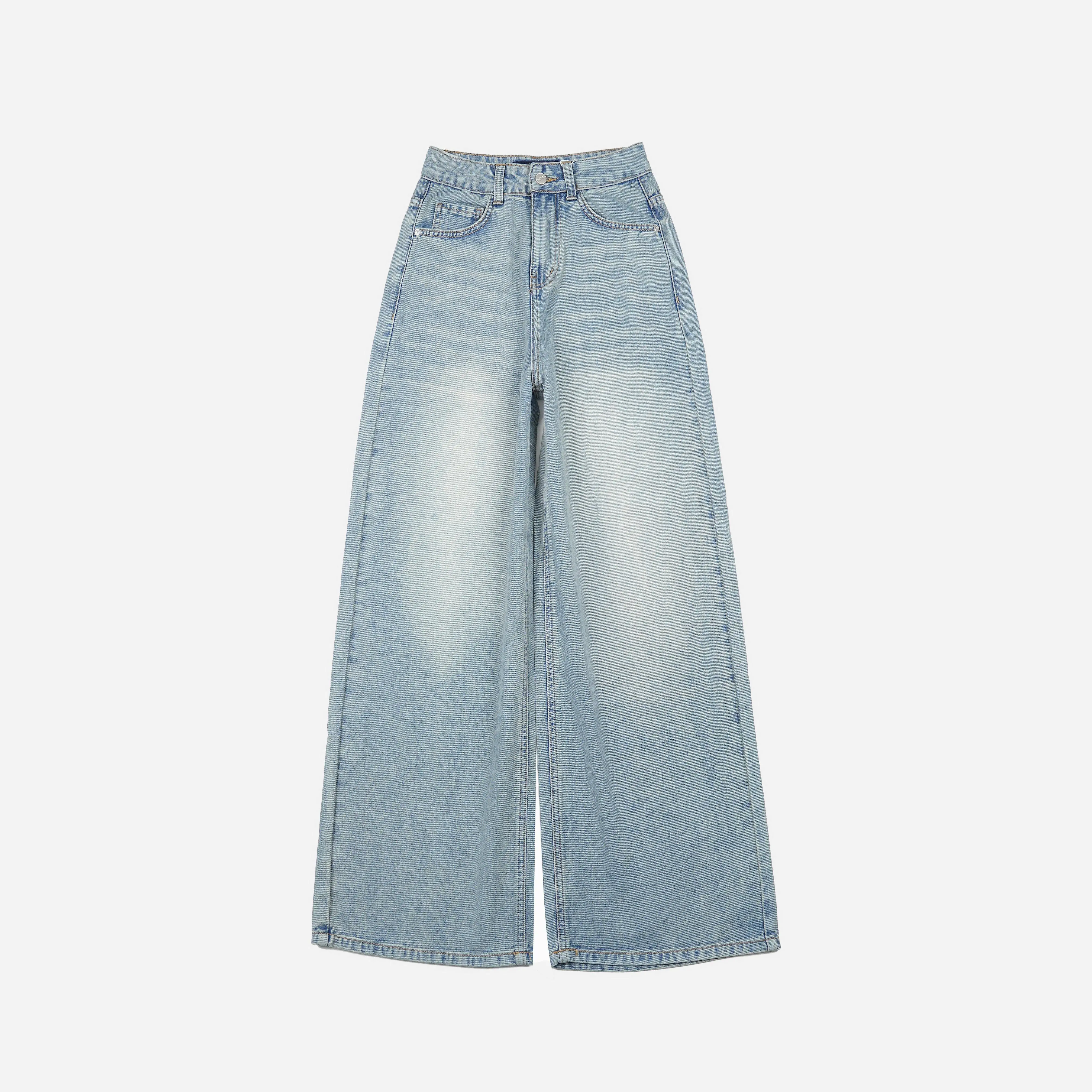 Elaris Jeans - Wide Leg Jeans Regular | Celana Jeans Wanita Longgar Kekinian