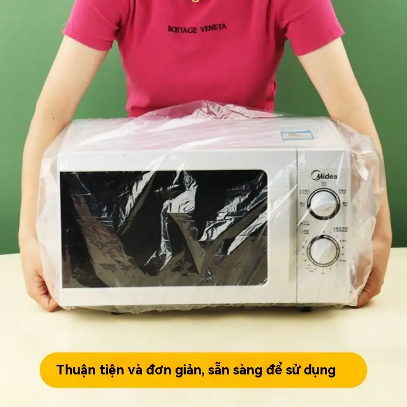 Tấm Che Bụi Dùng Một Lần Thích Hợp Cho Lò Vi Sóng, Chống Thấm Nước, Chống Dầu, Nắp Dày, Thích Hợp Cho Thiết Bị Nhà Bếp Và Gia Đình, Thích Hợp Cho Các Thiết Bị Nhỏ Thông Dụng 1