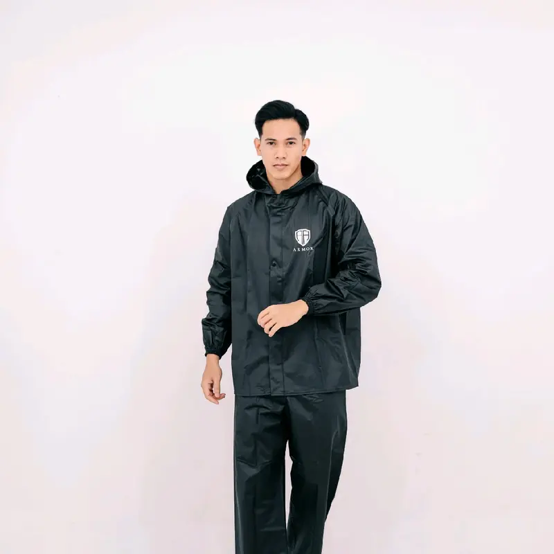 RAINCOAT JAS HUJAN SETELAN LAKI LAKI /  PRIA BY ARMOR [ BEST QUALITY ] Pvc 0