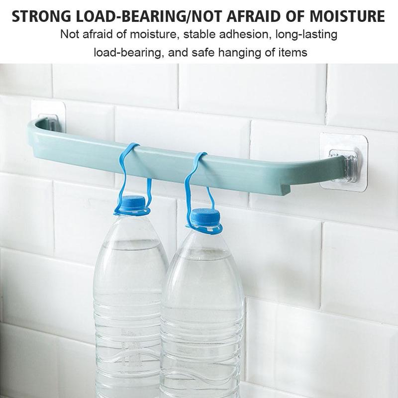 Product Introduction of Self Adhesive Towel Bar Non-Trace Rack Towel Holder Hanger Easy Installation Wall Mounted Towel Rack Shoes Storage Rack Storage 30