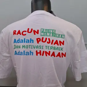 Da Panjul Store - KAOS PRIA Lengan PENDEK SABLON + TULISAN/ KATA-KATA, BAHAN KATUN Combed 24s Baju Distro Oblong Dewasa Tshirt