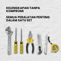 Gambar FEIBAO Set Perkakas 8/12/21 PCS I Household Tools Set Perkakas Serbaguna Awet Untuk Semua Kebutuhan - 8 PCS dari Feibao Tools Id Kota Administrasi Jakarta Utara 5 Tokopedia