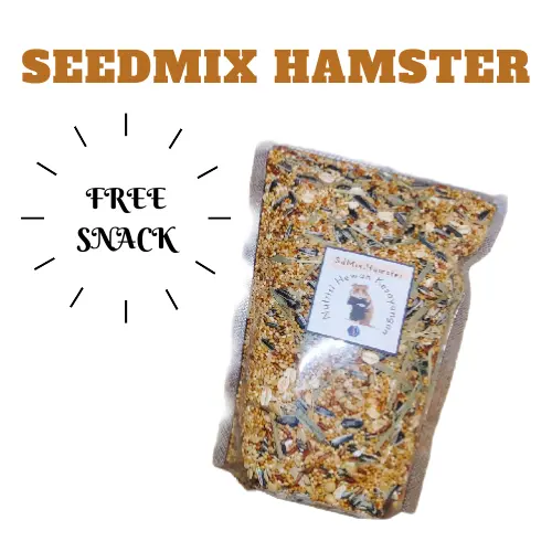 SEEDMIX HAMSTER FOOD PLUS COMPLETE FREE SNACK HAMSTER