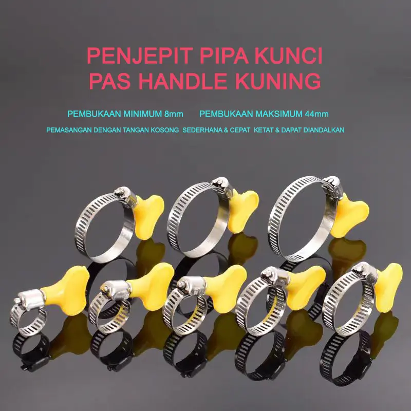 SJT - [Isi 5 Pcs] Klem Selang Semprotan Air / Klem Selang Gas Regulator