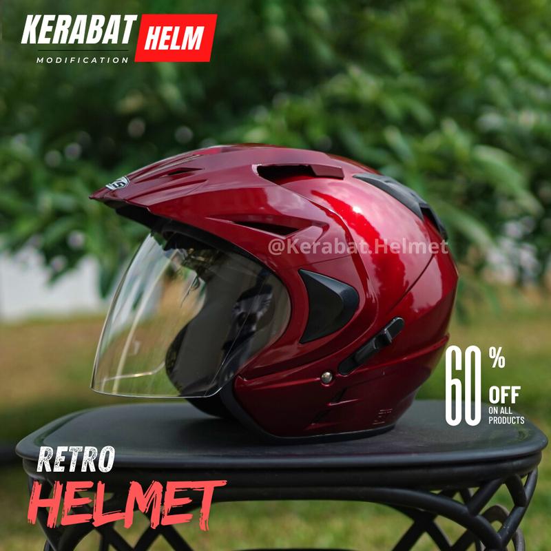 PREMIUM HELM INK JP8 DOBEL VISOR SNI ORIGINALNYA FNK Motorcycle 5