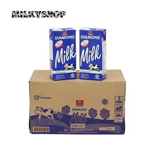 A Susu Uht Diamond Full Cream 1Carton (1 Liter X 12Pcs) Pengiriman Via Gojek Instan