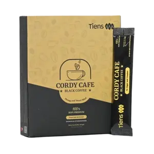 Tiens Cordy Cafe Black Coffe Kopi Penambah Daya Tahan Dan imunitas Tubuh Halal BPOM