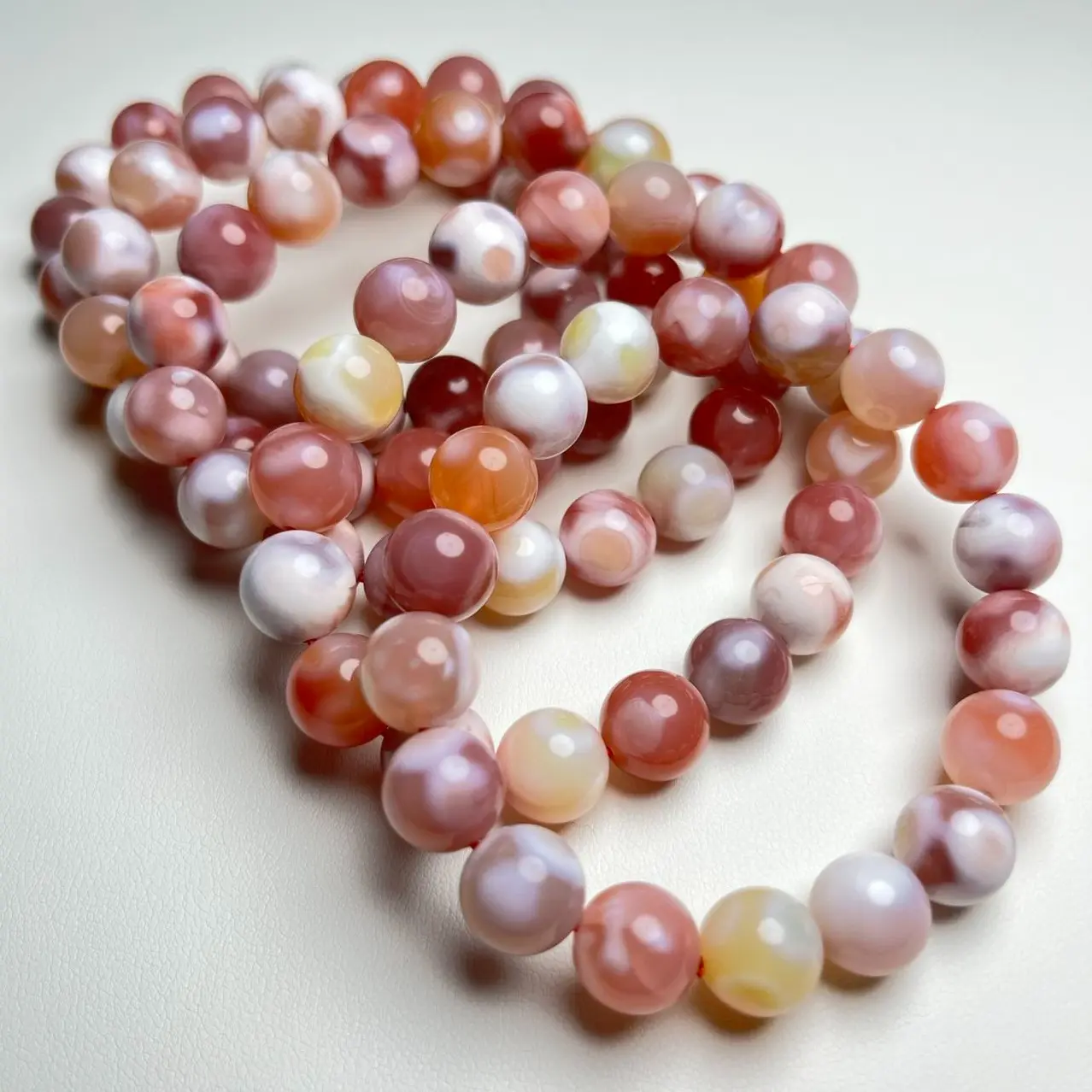 High quality milk yanyuan agate bracelet