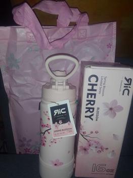Product Review of Mr Ric Sakura Spring Blossom Series Hydration Flask Vacuum Flask Spout Lid Wide Mouth Insulation Water Bottle Hot & Cold Tumbler with Free Silicone Boot BPA Free 40oz 32oz 22oz 16oz from 😊**s K**️ 3