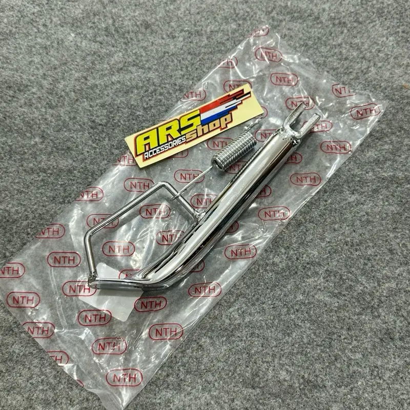 standar samping crome NTH ORIGINAL RING 17 dan 14 IMPORT standar samping satu chrome ring 17 Honda beat Scoopy Vario Yamaha Mio Fino xeon revo supra kharisma 6