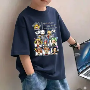 Kaos Oversize Distro ONE PIECE Anak LAKI-LAKI Umur 3-14 Tahun Cotton Combat 24s