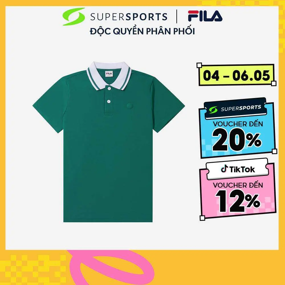 Áo Polo Nam Fila Golf Pique-FG2TSG2302M-DGN (Regular Fit)
