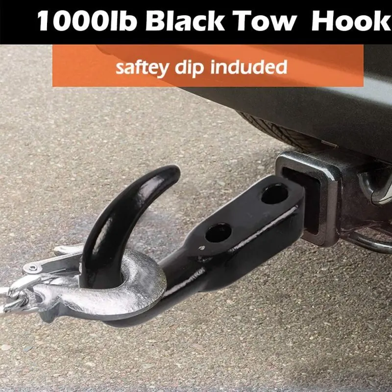 Towing Hook Towing Mobil 10000lbs Car Kait Trailer Sepotong Lidah Kait Traksi Mobil 8