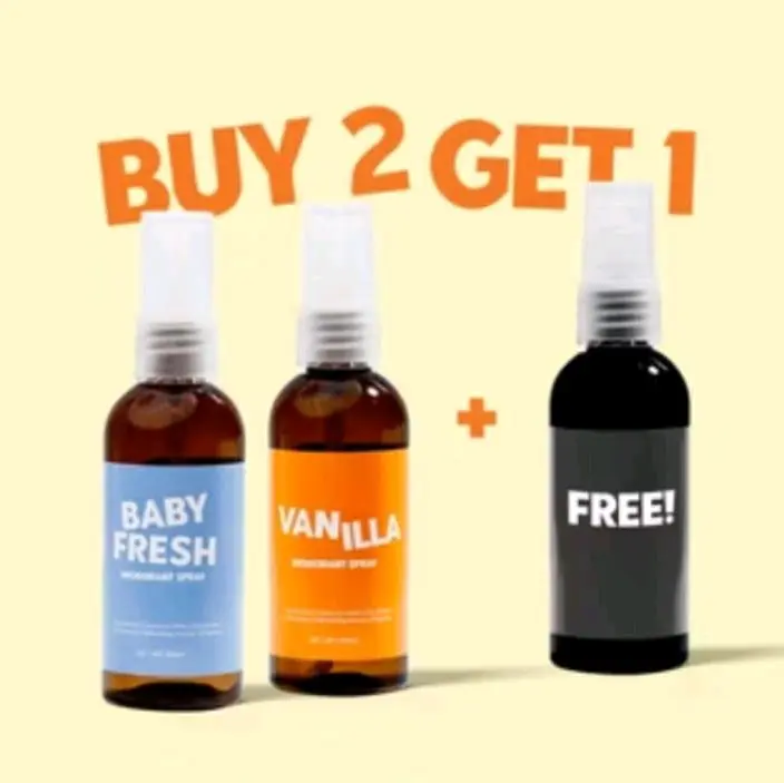Jennskin Buy 1 Get 3 Deodorant Naturals 60ML - Deodorant Aroma Paket Dapet 3 Menghilangkan Bau Ketiak