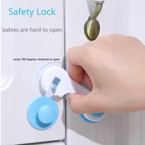 ￼Kunci Pengaman Pintu Lemari Kulkas Laci Serbaguna Safe Lock