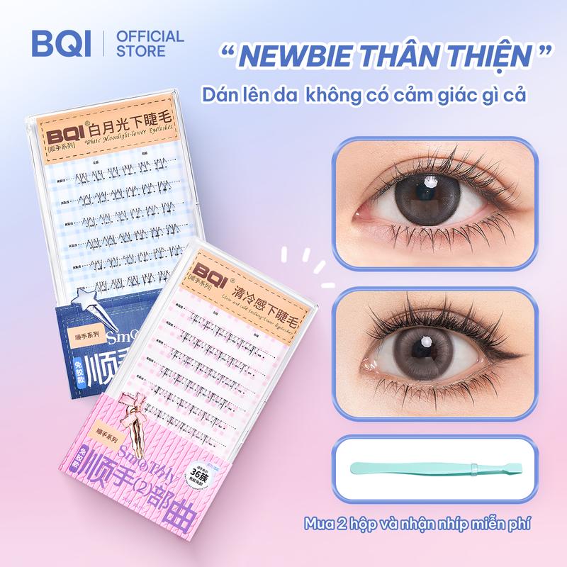 BQI Lông mi giả sẵn keo ,C5:Lông Mi Dưới,C1 C3:Lông Mi Trên,Mi dưới tự nhiên tái sử dụng nhiều Sợi Mi Mảnh Mi Cong C sợi mi mảnh nhẹ Không Thấm Nước Và Chống Mồ Hôi Hiệu suất chi phí cao Tạo Kiểu Hàn Quốc Mỹ Phẩm Nữ hàng Việt Nam Trang Điểm -C5