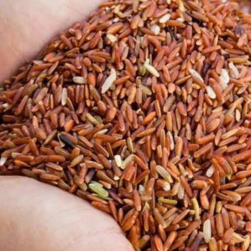 Beras merah 1 kg murah Bebas gula Rendah gula Rendah lemak Organik Nasi merah Food Putih Rice Diet Goreng 7