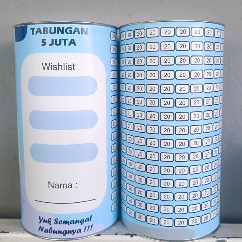 Celengan L Target 1 Juta 5 Juta 10 Juta 1