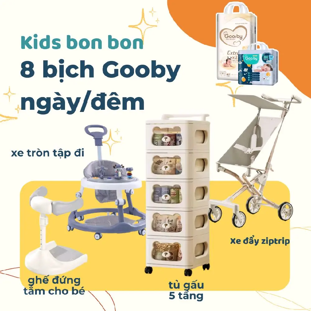 (COMBO 8 BỊCH GOOBY )  + quà