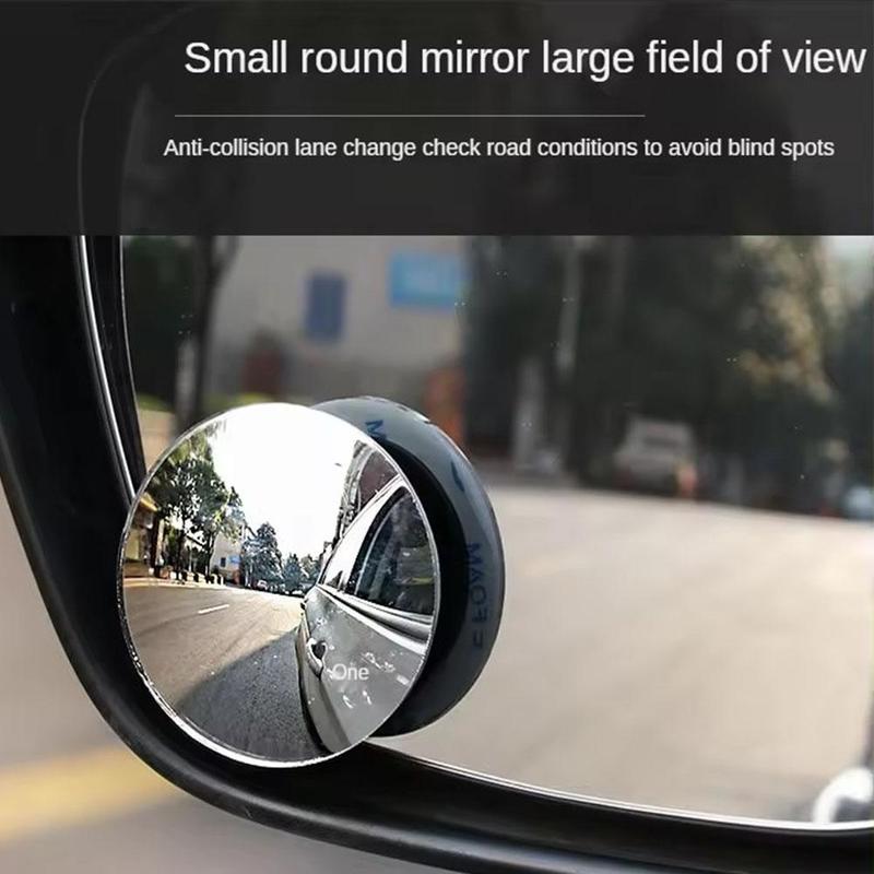 Product Introduction of 2Pcs Universal Car Blind Spot Mirror 360 Degree Adjustable Big Size Wide Angle Round Mirror Suction Cup 21