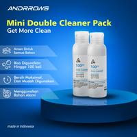 Gambar Andrrows - Shoe Cleaner - Mini Double Cleaner - Paket Cairan Sabun Pembersih Sepatu 2 pcs Ukyran 100 ml dari Andrrows Kab. Sleman 1 Tokopedia