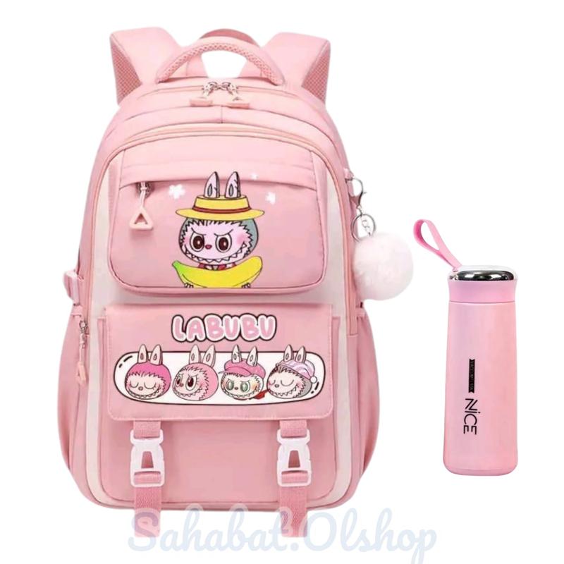 Product Introduction of Tas Ransel Anak Sekolah Labubu AR Cewek SD SMP SMA Fashion Perempuan 4