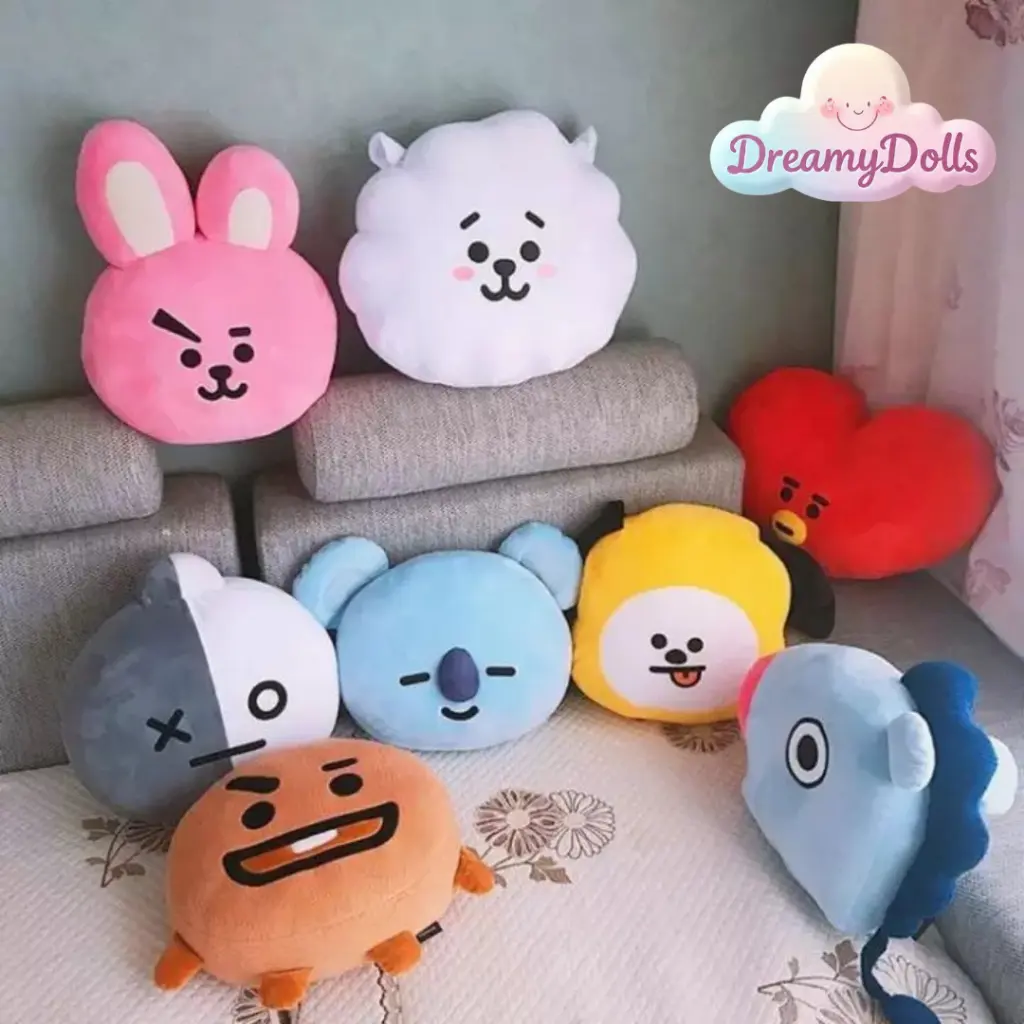DreamyDoll's Bantal Boneka Korea BTS BT21 Yelvo Lembut