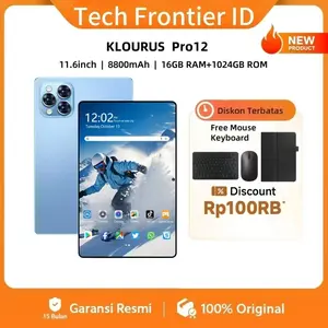 【Termasuk keyboard dan mouse Bluetooth】Hancdon Pro12 Tablet 11.6 Inci Layar RAM 16GB ROM 1024GB Prosesor MTK6799 Kamera 24MP Garansi Resmi Tablet Android Pro12 WiFi Bisa COD 16GB RAM+512GB ROM 11.6" FHD+Touch Screen 8800mAh Big Battery 10 Core Android 12