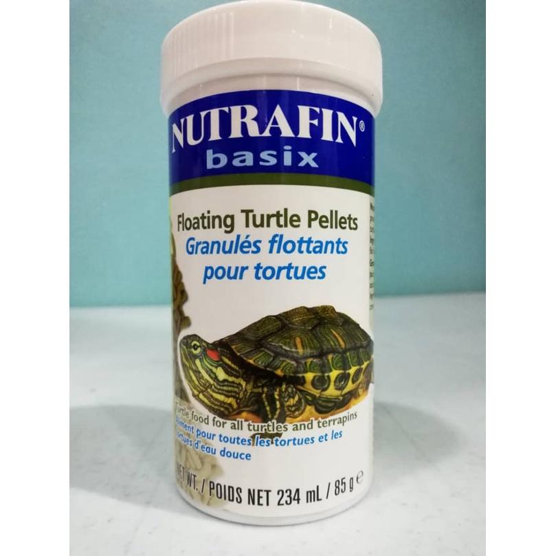 (1xPcs) Nutrafin Basix Floating Turtle Pellets Food Feed 85gram Makanan Kura-kura