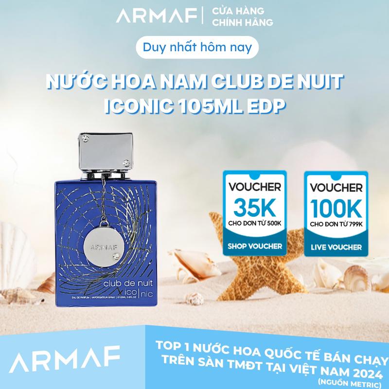 [06.06] Nước hoa nam Armaf Club de Nuit Blue Iconic EDP 105ml