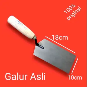 PROMO..!! Sendok Semen Galur Asli Baja | Sendok Semen Kotak 18 Cm Paku 4