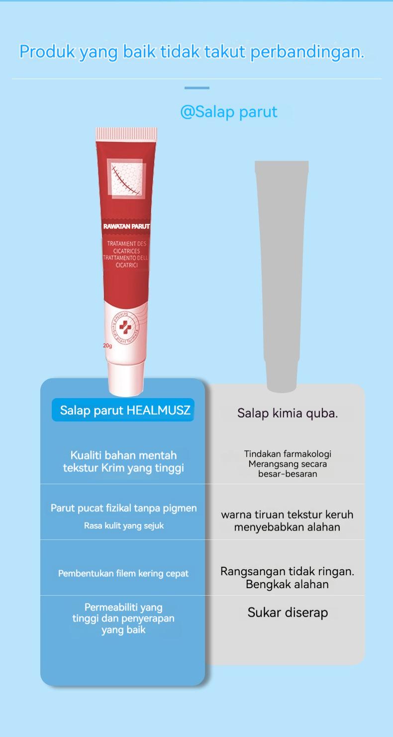 【COD】Krim Perbaiki Bekas Lahir & Parut - Memperbaiki dan Menyembuhkan Tato, Parut, dan Luka Jahitan Operasi - 20g