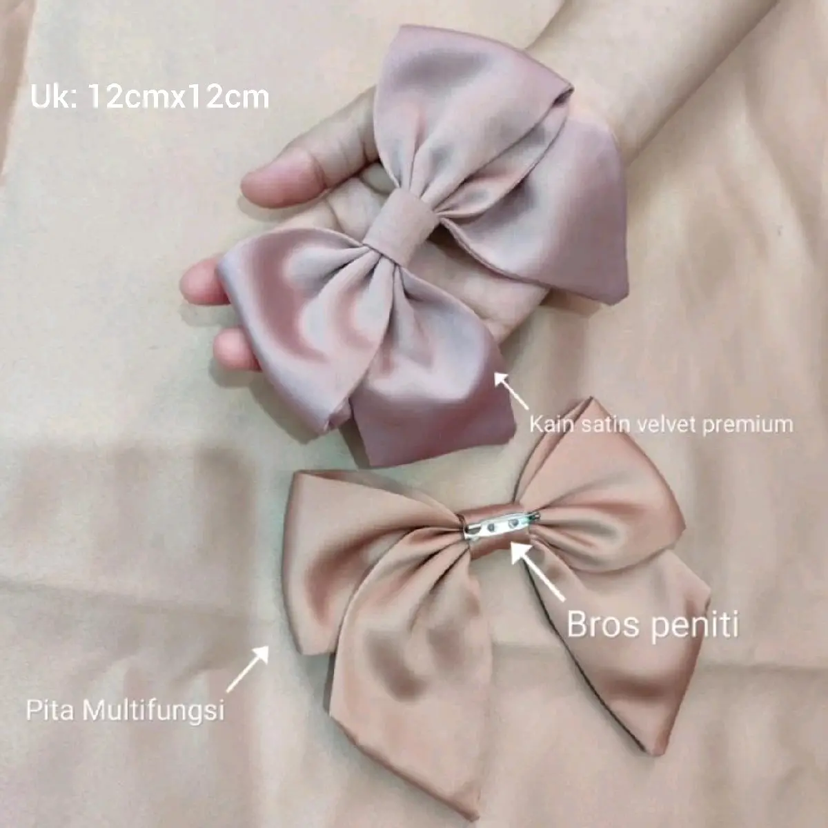 [SATUAN] BROS HIJAB/PITA MULTIFUNGSI SATIN PREMIUM
