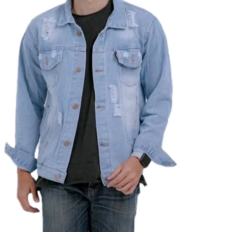 Jaket Jeans Denim Unisex Pria Wanita | Jaket Jeans Trendy Terbaru Nyaman & Casual Size M-XXXL 6
