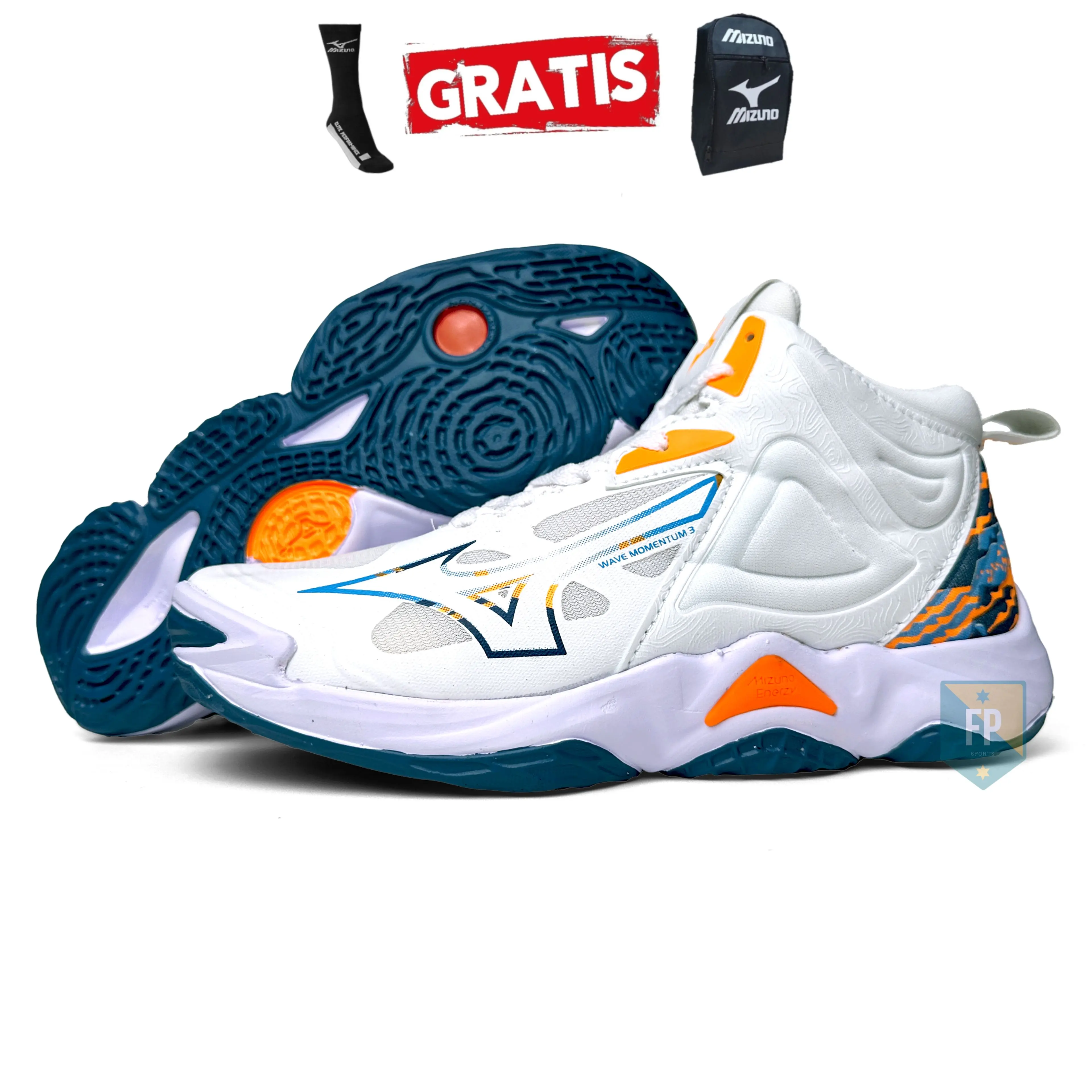 Sepatu Voli Mizuno Wave Momentum 3 MID Terbaru untuk Pria dan Wanita Ukuran 36-44 Tersedia Berbagai macam warna