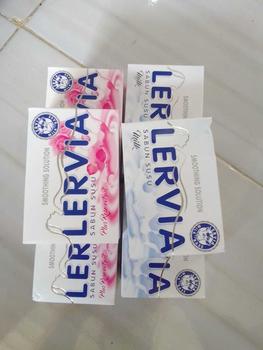 Product Review of PROMO 10PCS SABUN BATANG LERVIA 90GRAM Soap Pencerah from y**l 1