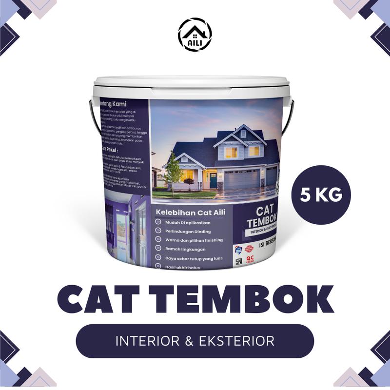 Product Introduction of Cat Tembok AILI Paint Premium Interior Dan Eksterior 5KG 0