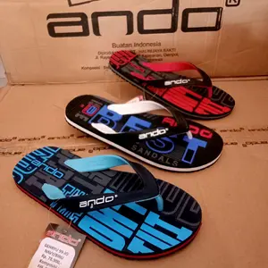 SANDAL JEPIT PRIA ANDO ORIGINAL Sendal Karet Kasual