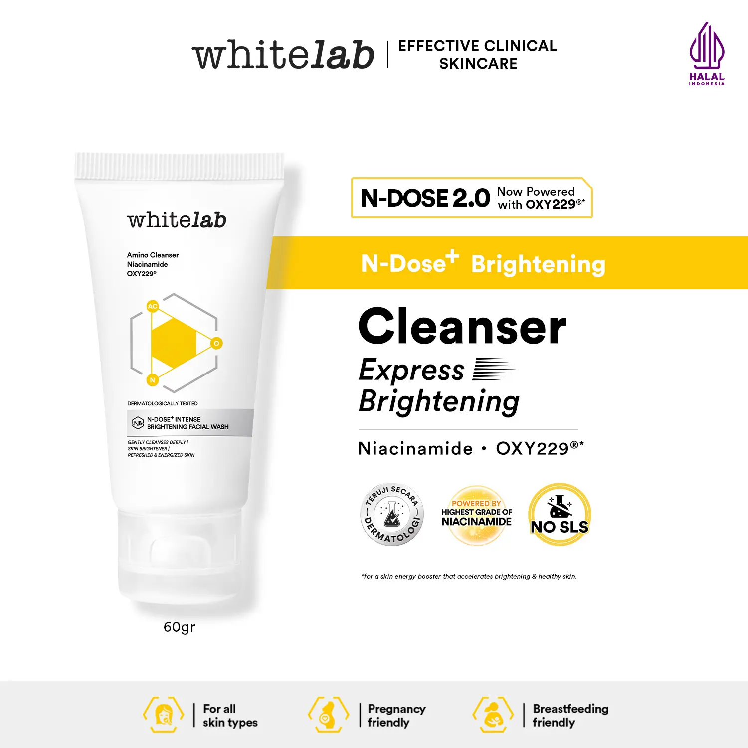 [FLASHSALE] N-Dose+ Facial Wash 60gr