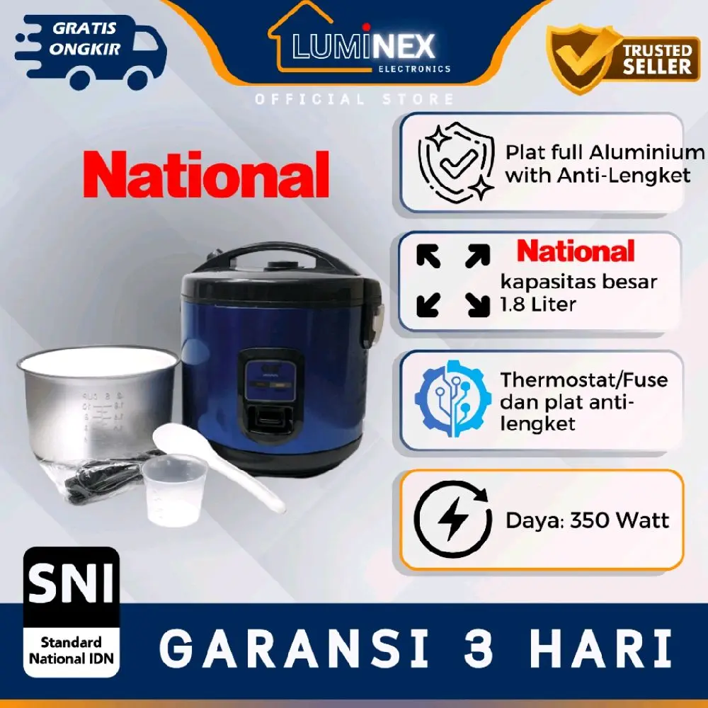 Magic com Rice cooker National QQ SNI 1.8 liter M 828