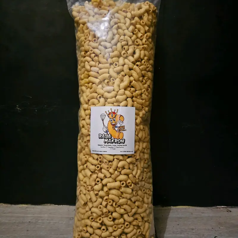 1 BAL MAKARONI KRES BANTAT RASA JAGUNG BAKAR KEMASAN 1 Kg Asin Kuning Makaroni Snack   Makanan Food Cemilan 3